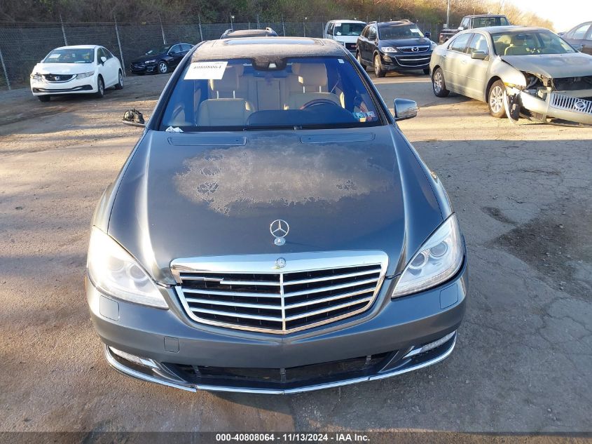 2011 Mercedes-Benz S 550 4Matic VIN: WDDNG8GB1BA393033 Lot: 40808064