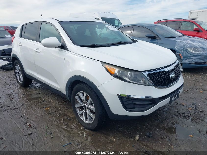 2016 Kia Sportage Lx VIN: KNDPB3AC8G7821688 Lot: 40808078