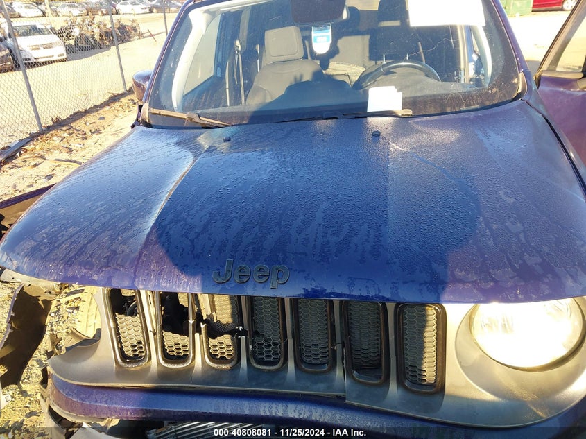 VIN ZACCJABB7JPH34158 2018 JEEP RENEGADE ALTITUDE FWD