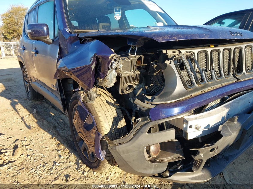 VIN ZACCJABB7JPH34158 2018 JEEP RENEGADE ALTITUDE FWD