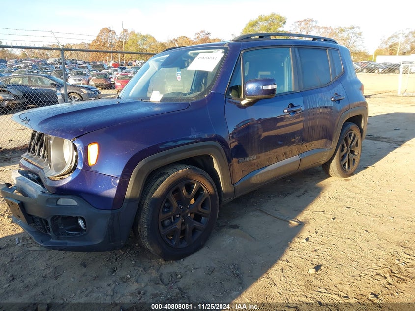 VIN ZACCJABB7JPH34158 2018 JEEP RENEGADE ALTITUDE FWD