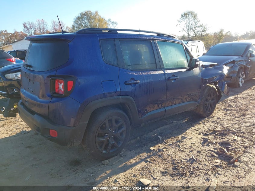 VIN ZACCJABB7JPH34158 2018 JEEP RENEGADE ALTITUDE FWD