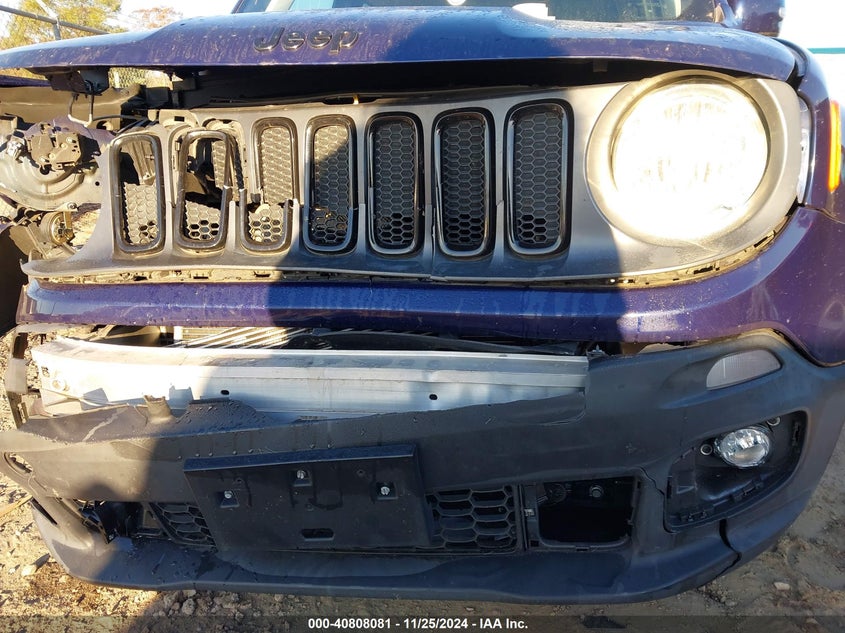 VIN ZACCJABB7JPH34158 2018 JEEP RENEGADE ALTITUDE FWD