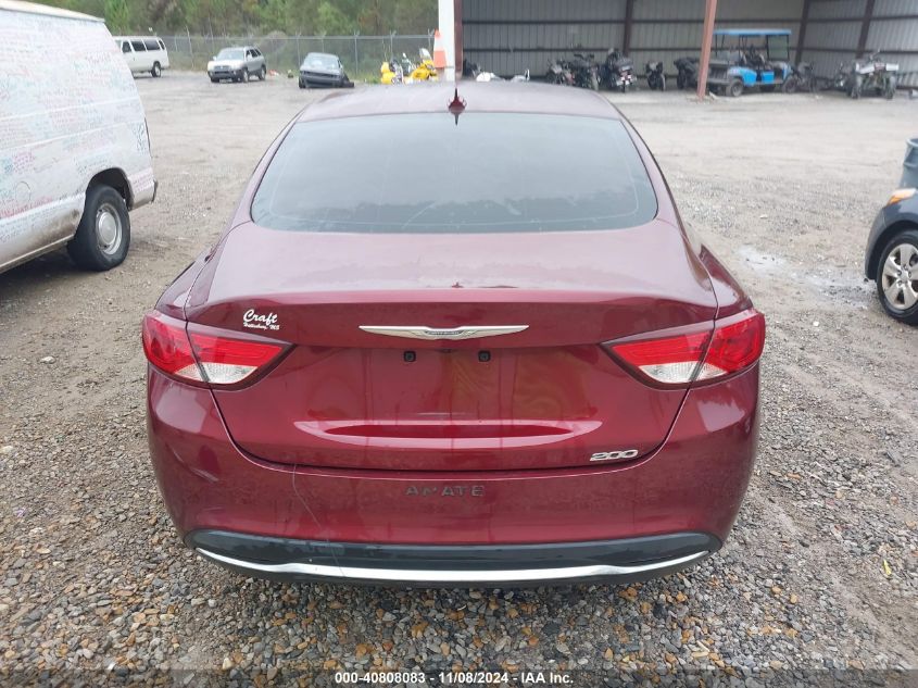 2017 Chrysler 200 Limited Platinum VIN: 1C3CCCAB3HN505216 Lot: 40808083