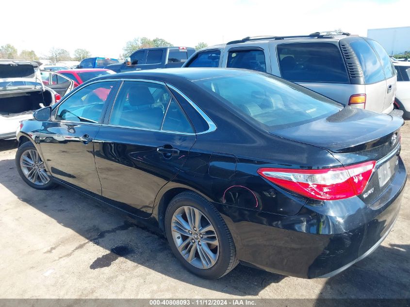 2015 Toyota Camry Se VIN: 4T1BF1FK1FU051350 Lot: 40808093