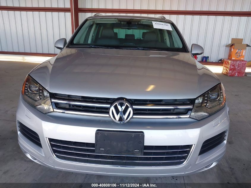 2013 Volkswagen Touareg Tdi Sport VIN: WVGEP9BP2DD005405 Lot: 40808106