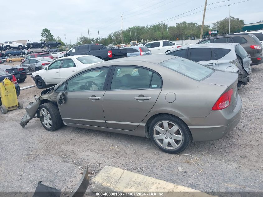 2008 Honda Civic Lx VIN: 2HGFA16568H342822 Lot: 40808158