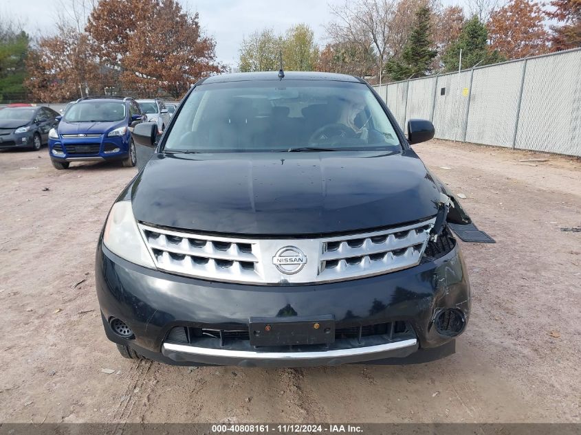 2006 Nissan Murano S VIN: JN8AZ08W36W537295 Lot: 40808161