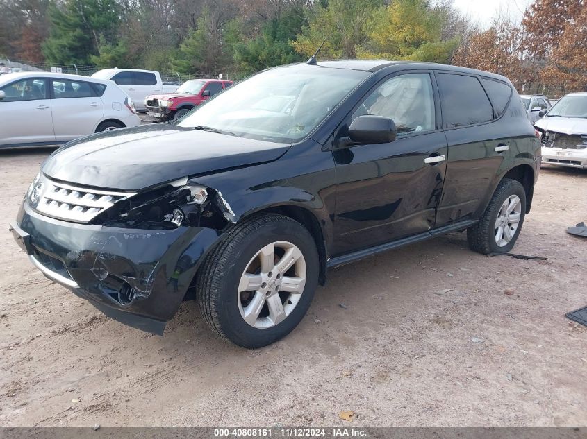 2006 Nissan Murano S VIN: JN8AZ08W36W537295 Lot: 40808161