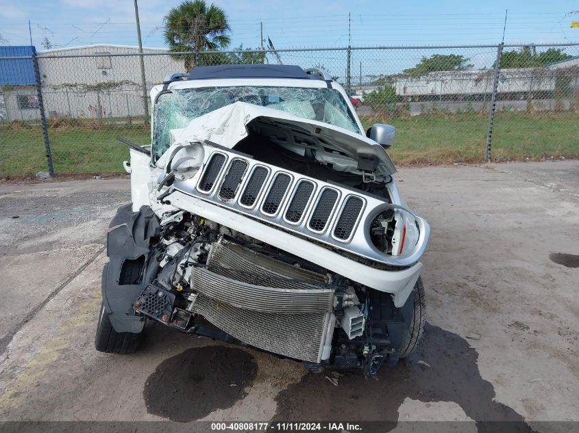 2017 Jeep Renegade Limited 4X4 VIN: ZACCJBDB6HPF81575 Lot: 40808177