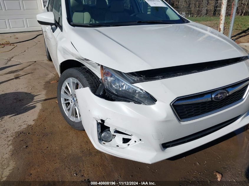 2018 Subaru Impreza 2.0I Premium VIN: 4S3GKAD67J3625153 Lot: 40808196