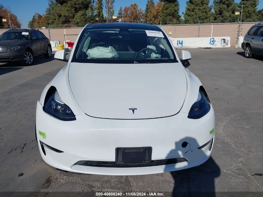 2023 Tesla Model Y Awd/Long Range Dual Motor All-Wheel Drive VIN: 7SAYGDEE0PF746909 Lot: 40808240