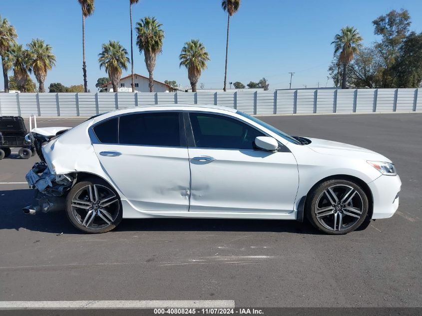 2017 Honda Accord Sport VIN: 1HGCR2F52HA056160 Lot: 40808245