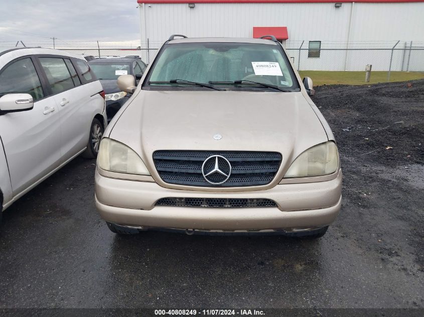 2001 Mercedes-Benz Ml 320 VIN: 4JGAB54E51A284444 Lot: 40808249