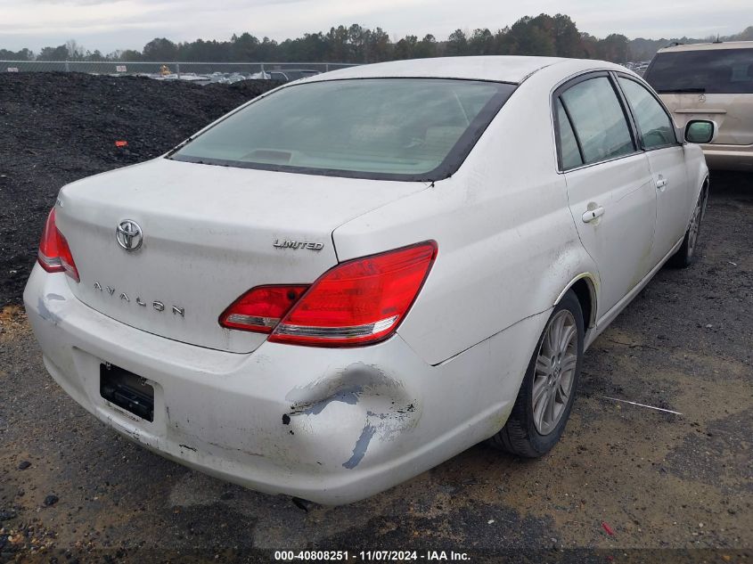 2007 Toyota Avalon Limited VIN: 4T1BK36B77U211806 Lot: 40808251