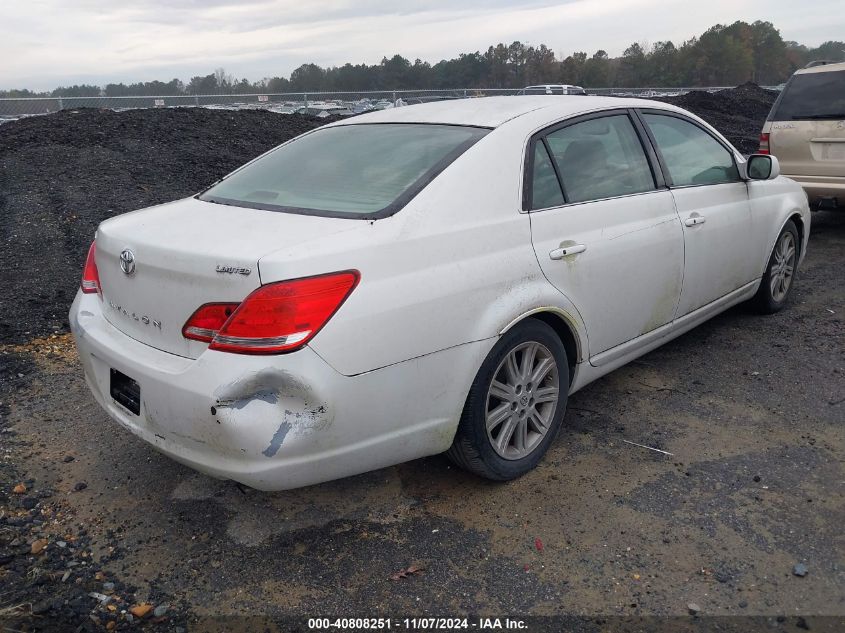 2007 Toyota Avalon Limited VIN: 4T1BK36B77U211806 Lot: 40808251