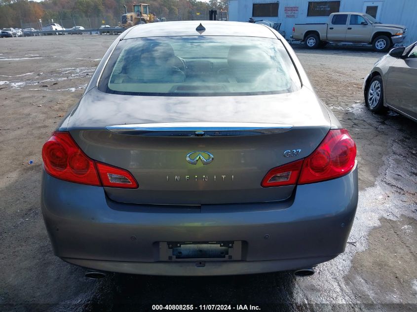 2011 Infiniti G37 Journey VIN: JN1CV6AP0BM507556 Lot: 40808255