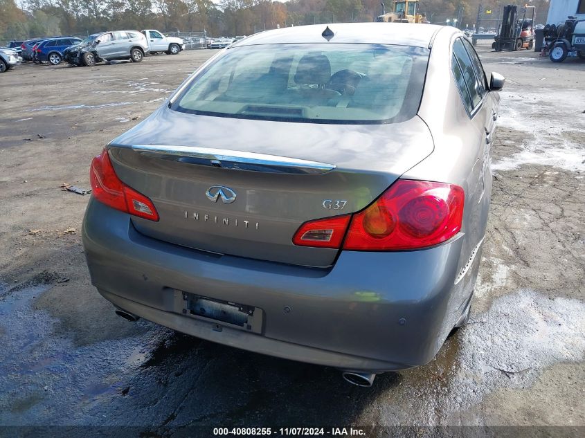 2011 Infiniti G37 Journey VIN: JN1CV6AP0BM507556 Lot: 40808255