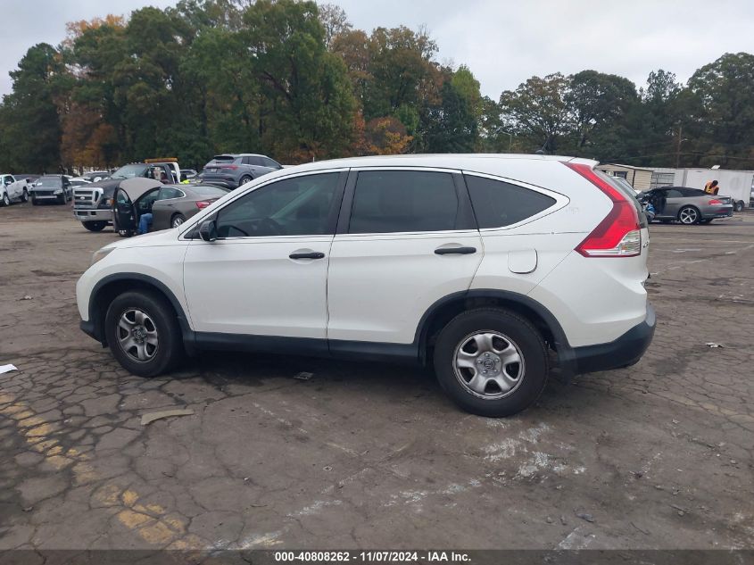 2014 Honda Cr-V Lx VIN: 5J6RM3H39EL015673 Lot: 40808262