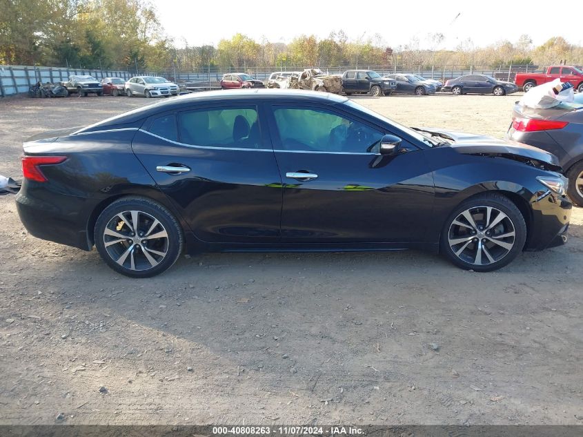 2018 Nissan Maxima 3.5 Sl VIN: 1N4AA6AP4JC395595 Lot: 40808263