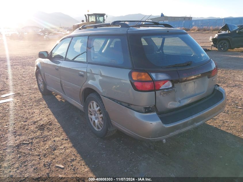 2003 Subaru Outback H6-3.0 VIN: 4S3BH895037640008 Lot: 40808303