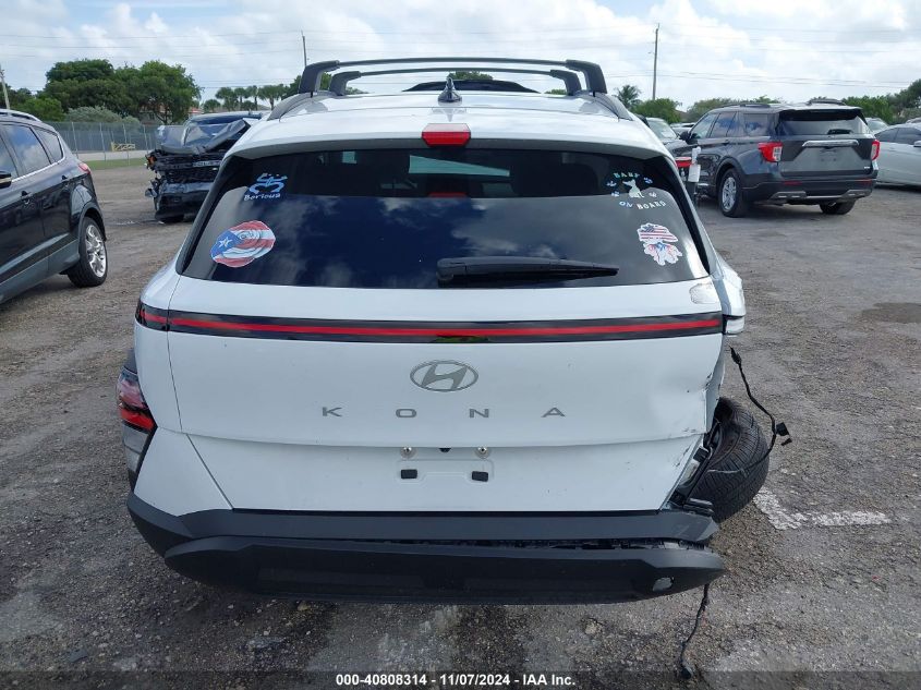 2024 Hyundai Kona Sel VIN: KM8HB3AB7RU110589 Lot: 40808314