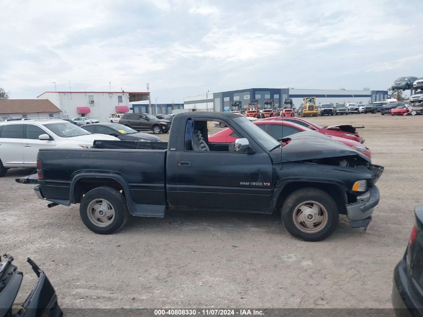 1996 Dodge Ram 1500 VIN: 1B7HC16Y8TS615255 Lot: 40808330