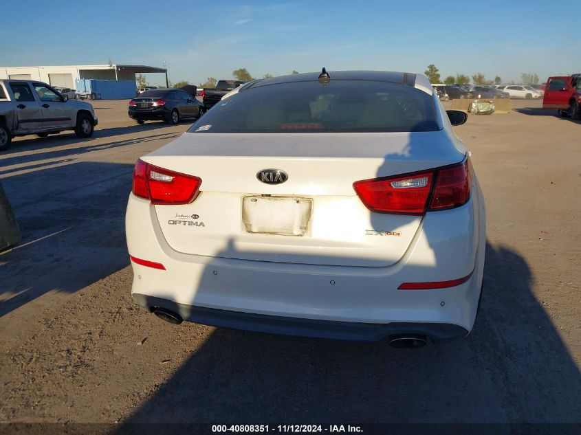 2015 Kia Optima Ex VIN: 5XXGN4A75FG422095 Lot: 40808351