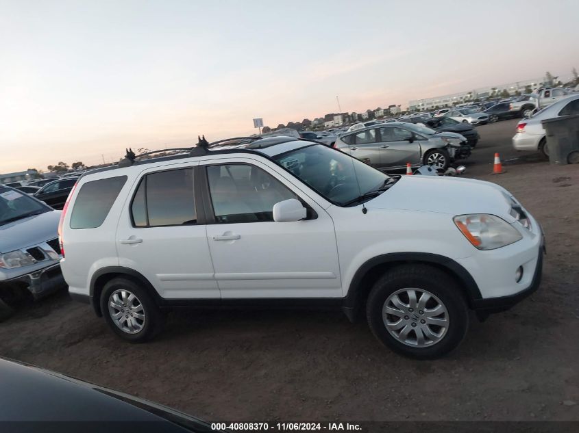 2006 Honda Cr-V Se VIN: JHLRD78906C021139 Lot: 40808370