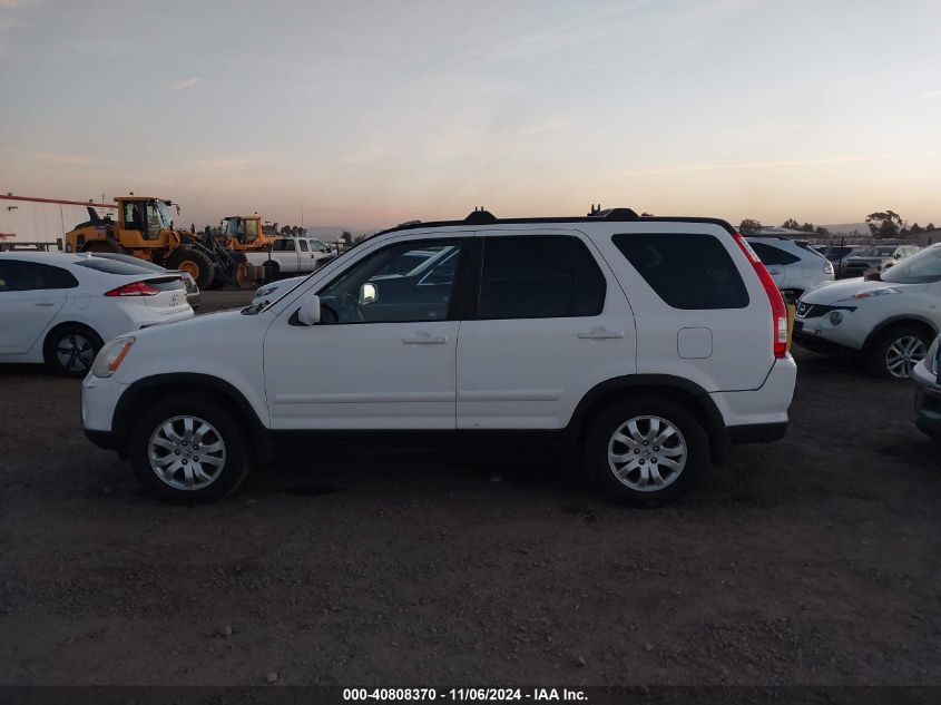 2006 Honda Cr-V Se VIN: JHLRD78906C021139 Lot: 40808370