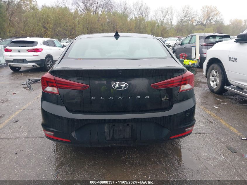 2019 Hyundai Elantra Sel VIN: KMHD84LF3KU746693 Lot: 40808397