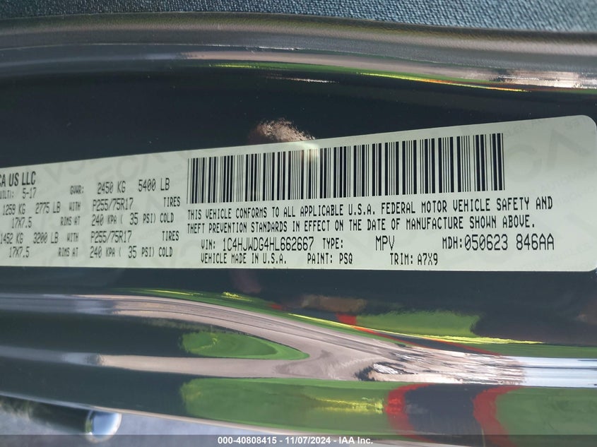 2017 JEEP WRANGLER UNLIMITED SPORT 4X4 - 1C4HJWDG4HL662667