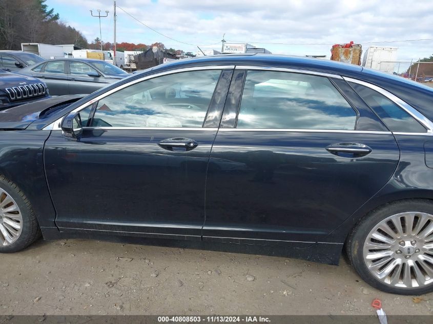 2013 Lincoln Mkz VIN: 3LN6L2JK9DR807468 Lot: 40808503