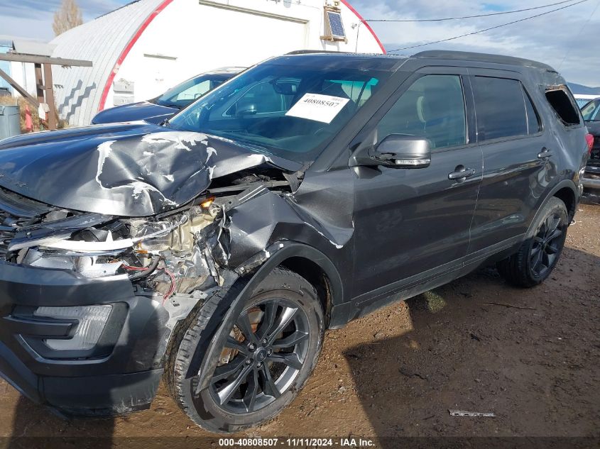 2017 Ford Explorer Xlt VIN: 1FM5K8D84HGC22442 Lot: 40808507