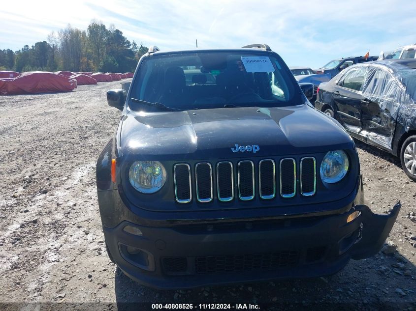 2018 Jeep Renegade Latitude Fwd VIN: ZACCJABB3JPJ33214 Lot: 40808526