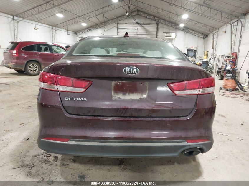 2018 Kia Optima Lx VIN: 5XXGT4L32JG260564 Lot: 40808530