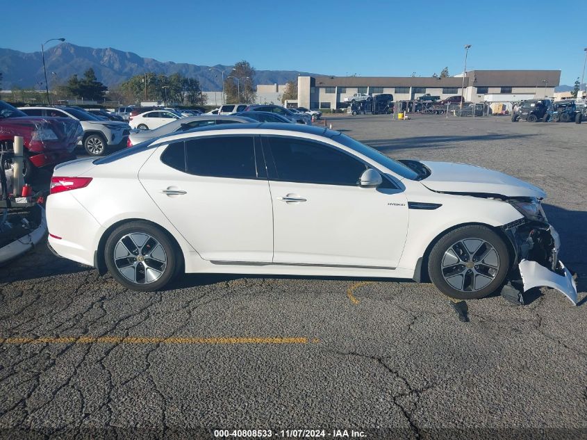 2013 Kia Optima Hybrid Ex VIN: KNAGM4AD1D5058958 Lot: 40808533