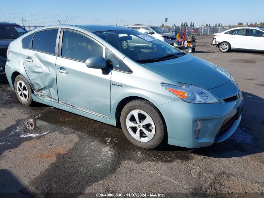 2013 Toyota Prius Two VIN: JTDKN3DU5D5599981 Lot: 40808536