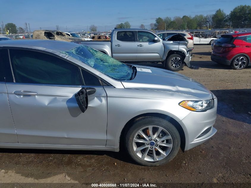 2017 Ford Fusion Se VIN: 3FA6P0HD8HR256689 Lot: 40808568