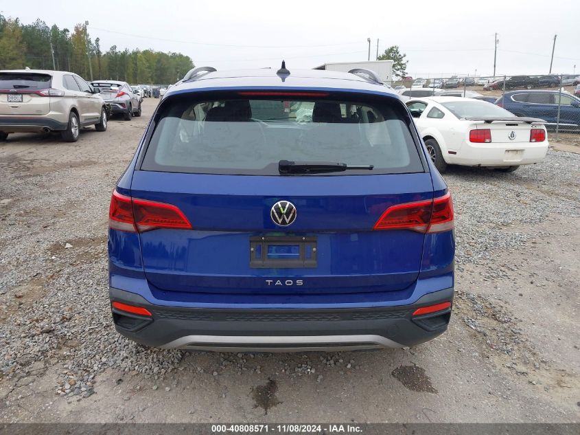 2022 Volkswagen Taos 1.5T S VIN: 3VVCX7B26NM079504 Lot: 40808571