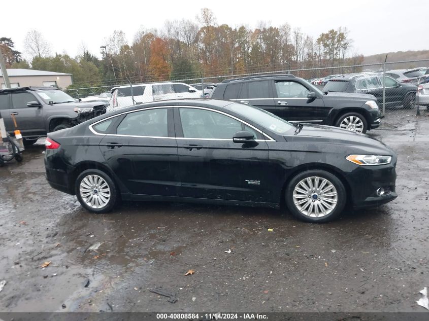 2016 Ford Fusion Energi Se Luxury VIN: 3FA6P0PU1GR364927 Lot: 40808584