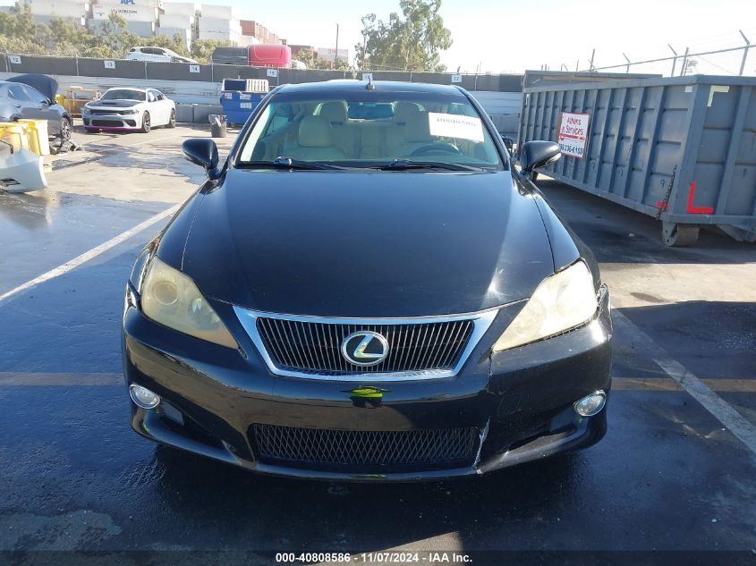 2010 Lexus Is 250C VIN: JTHFF2C24A2507313 Lot: 40808586