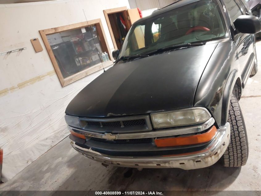 2001 Chevrolet Blazer Ls VIN: 1GNCS13W312206617 Lot: 40808599