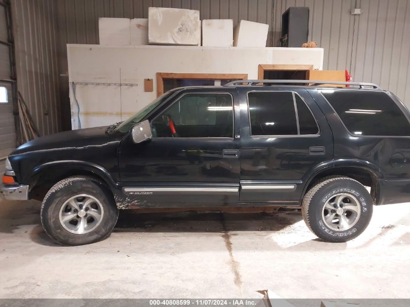 2001 Chevrolet Blazer Ls VIN: 1GNCS13W312206617 Lot: 40808599