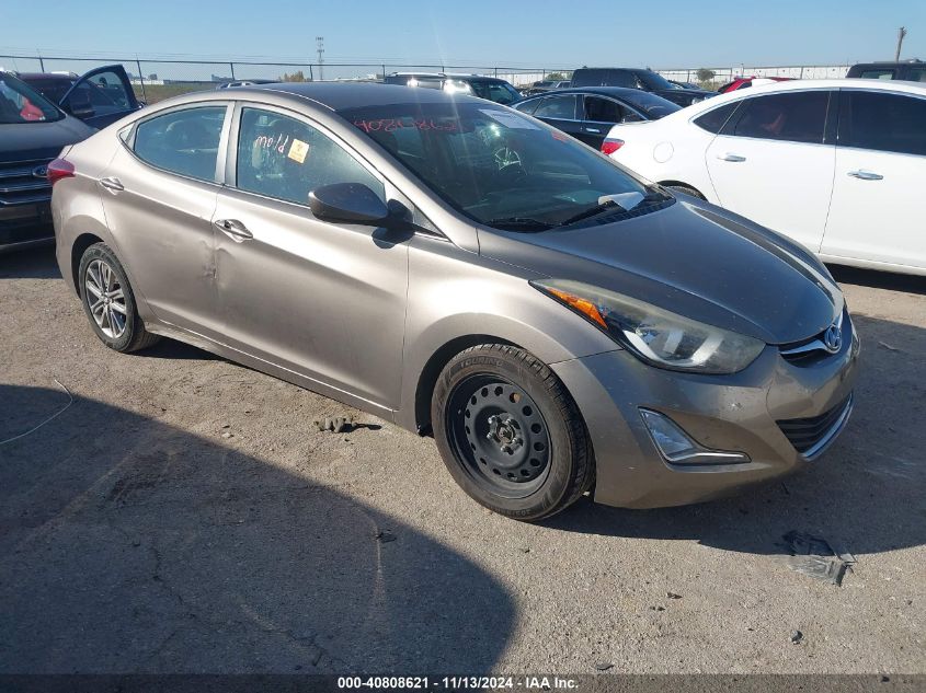 VIN 5NPDH4AE3EH496272 2014 Hyundai Elantra, SE no.1