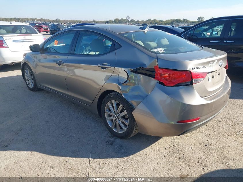 VIN 5NPDH4AE3EH496272 2014 Hyundai Elantra, SE no.3