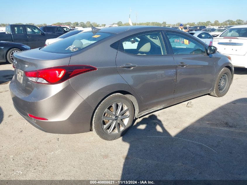 VIN 5NPDH4AE3EH496272 2014 Hyundai Elantra, SE no.4