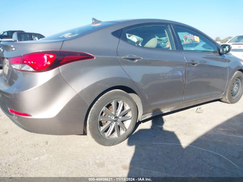 2014 Hyundai Elantra Se VIN: 5NPDH4AE3EH496272 Lot: 40808621