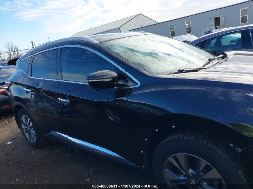 2015 Nissan Murano Sl VIN: 5N1AZ2MH6FN223978 Lot: 40808631