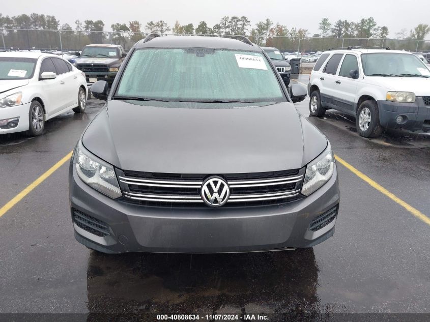 2016 Volkswagen Tiguan S VIN: WVGAV7AX1GW559375 Lot: 40808634